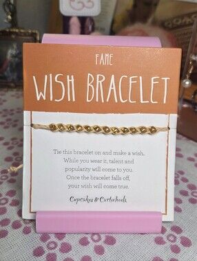 Gold Beaded Wish Bracelet